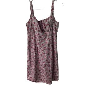 00’s xhilaration pink floral mini sleeveless dress size‎ small